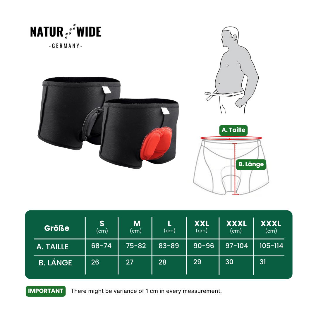 Gepolsterte Radunterhose Herren, 4D-Gelpolster – Ansicht 18