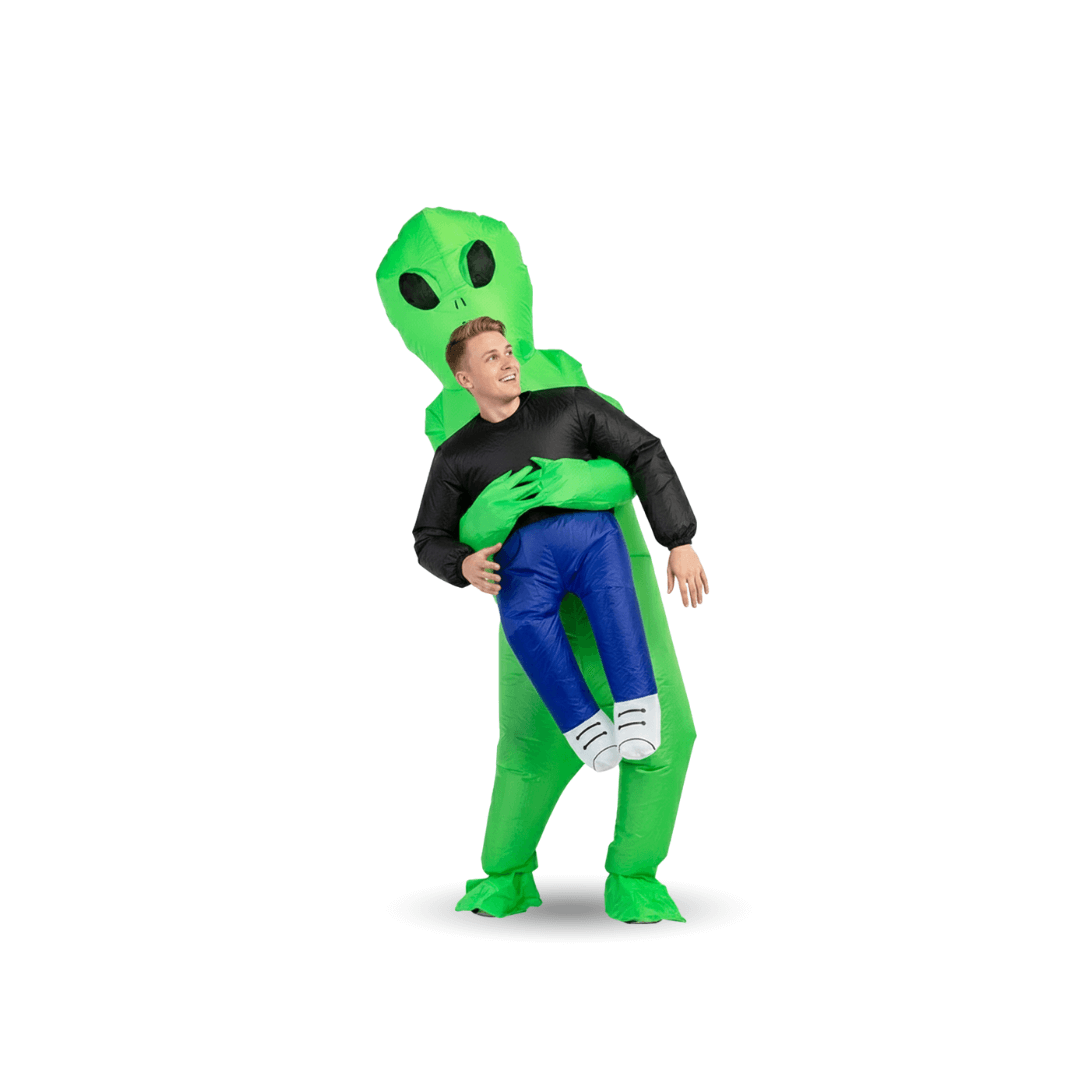 Aufblasbares Alien-Kostüm für Kind & Erwachsene – Ansicht 11