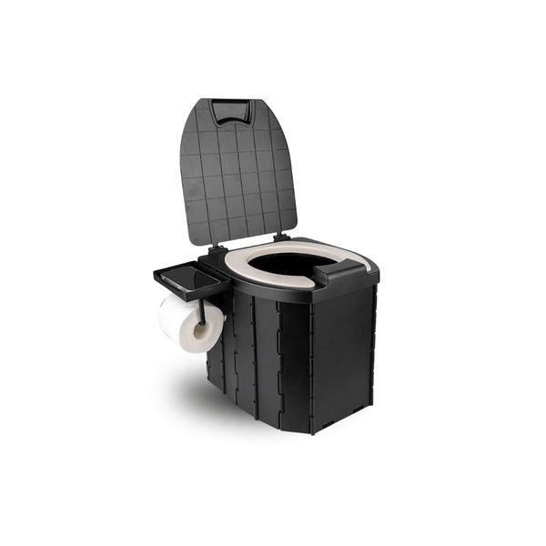 Tragbare Falt-Toilette – Klappbare Campingtoilette für Erwachsene