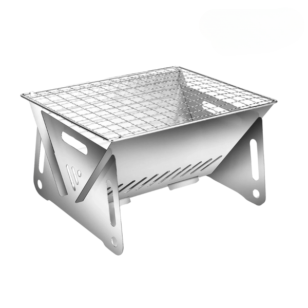 Klappbarer Edelstahl-BBQ-Grill