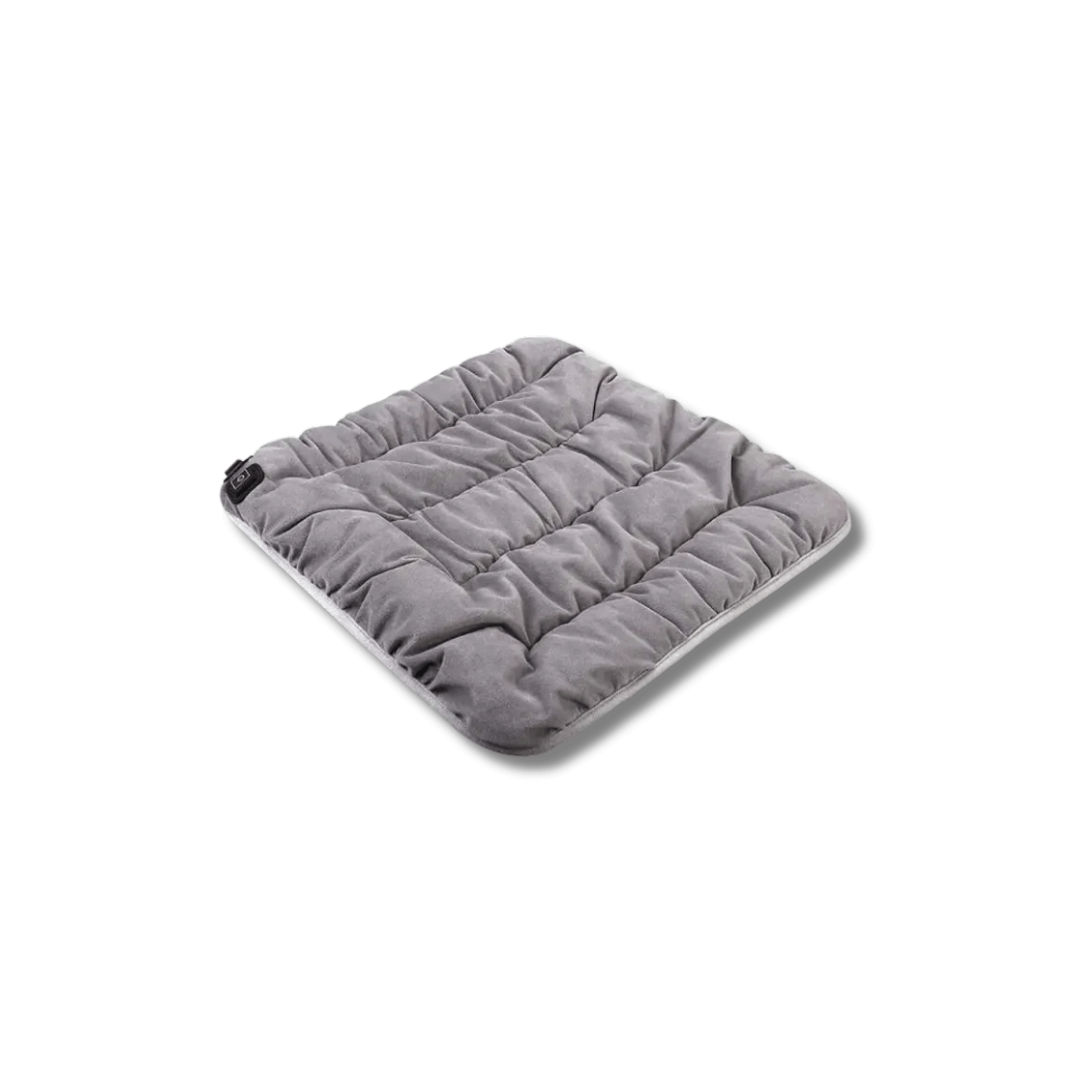 USB-Sitzheizkissen 45 × 45 cm, 3 Stufen – Grau