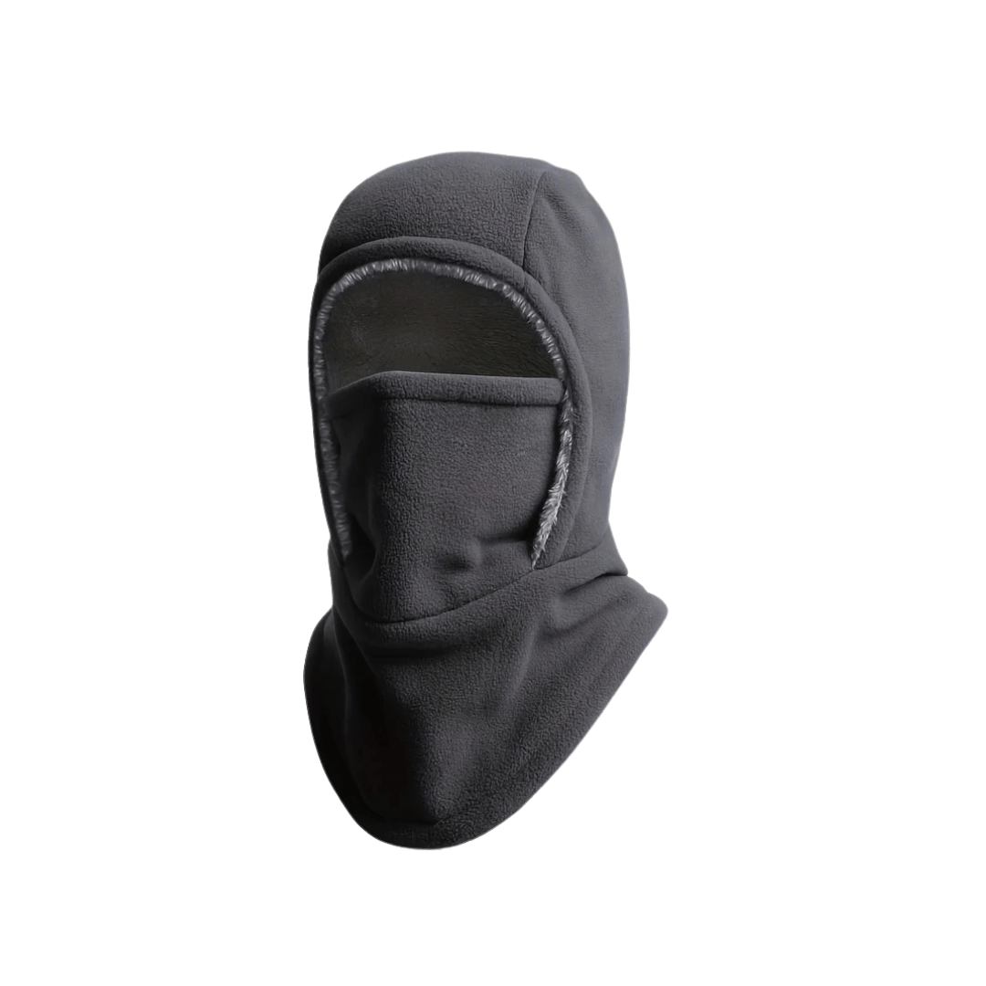 Winter Balaclava 3-in-1: Mütze, Schal und Maske – Grau