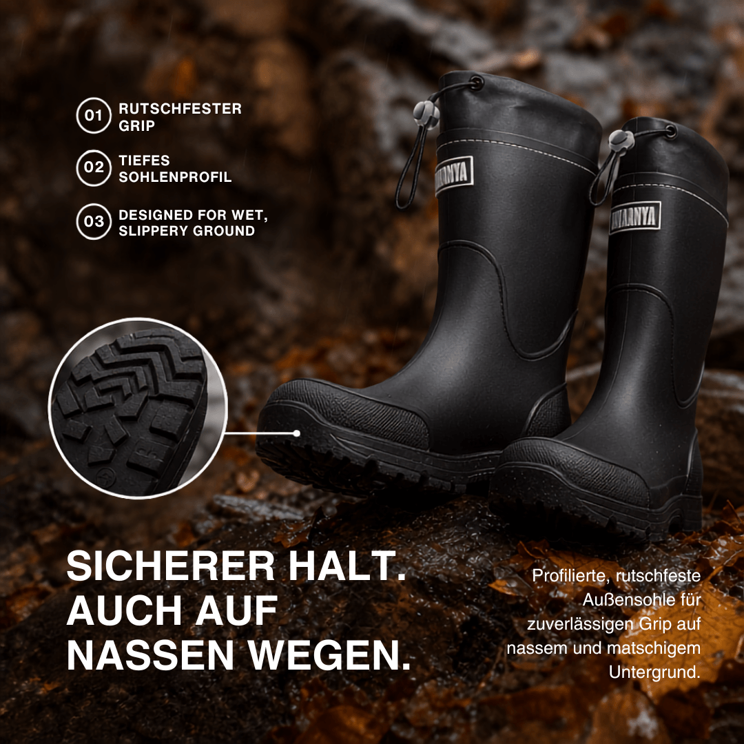 Wasserdichte Gummistiefel unisex, rutschfest – Ansicht 33