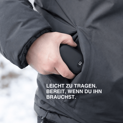 Handwärmer wiederaufladbar, beidseitig, 5200 mAh – Ansicht 5