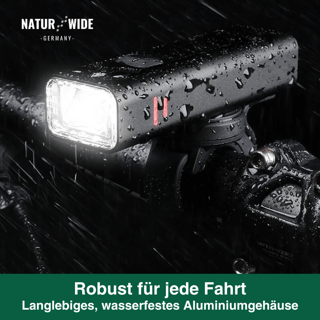 Fahrrad Frontlicht USB, 10.000 mAh mit Powerbank – Ansicht 13