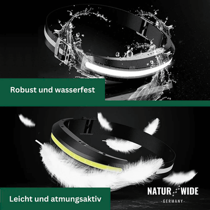 Stirnlampe Pro mit 400 Lumen, USB-C, Rotlicht – Ansicht 20