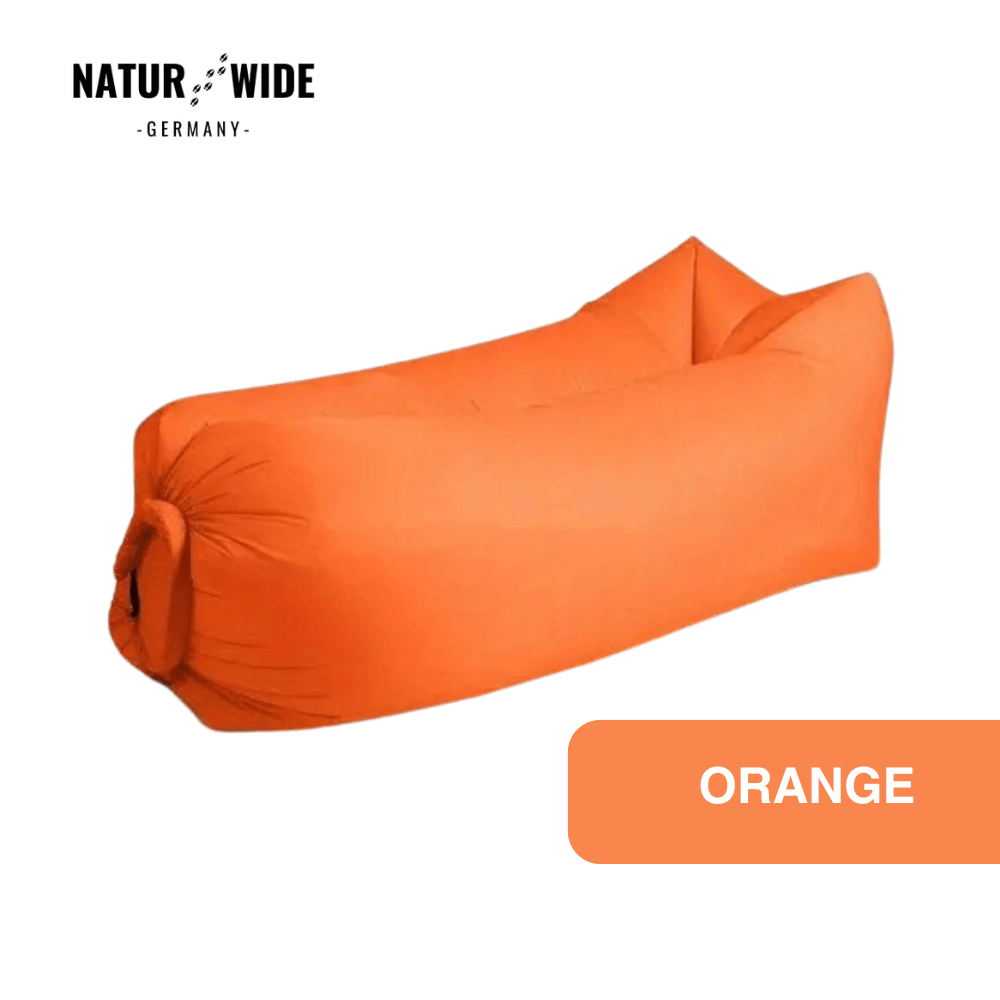 Aufblasbares Luftsofa ohne Pumpe, 200 × 70 cm – Ansicht 15