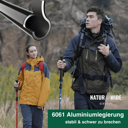 TrekMaster Wanderstöcke, Alu, verstellbar – Ansicht 6