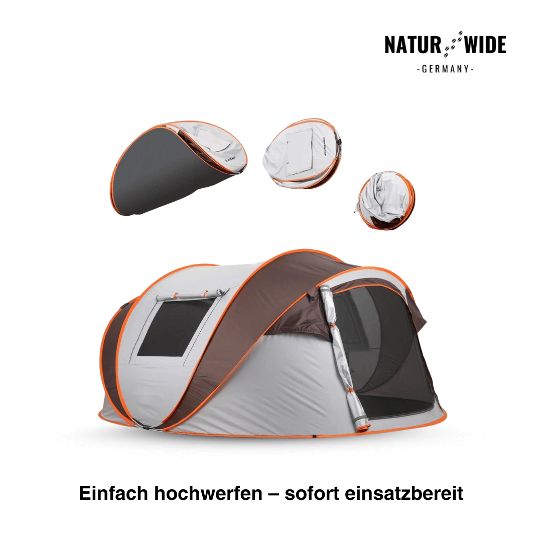Pop-up-Wurfzelt für 3–4 oder 5–8 Personen – Ansicht 4