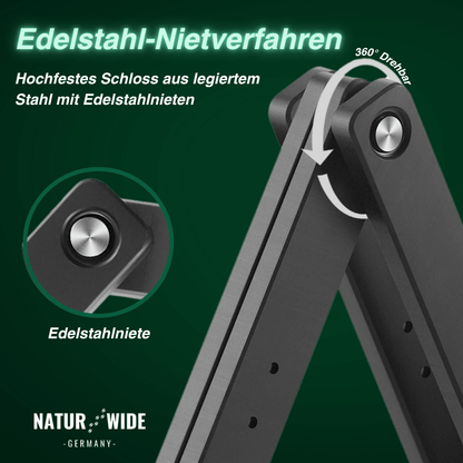 Faltschloss für Fahrrad & E-Scooter, 80 cm – Ansicht 5