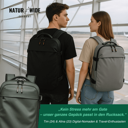 Vakuum-Rucksack 36–55 L mit 17-Zoll-Laptopfach – Ansicht 8