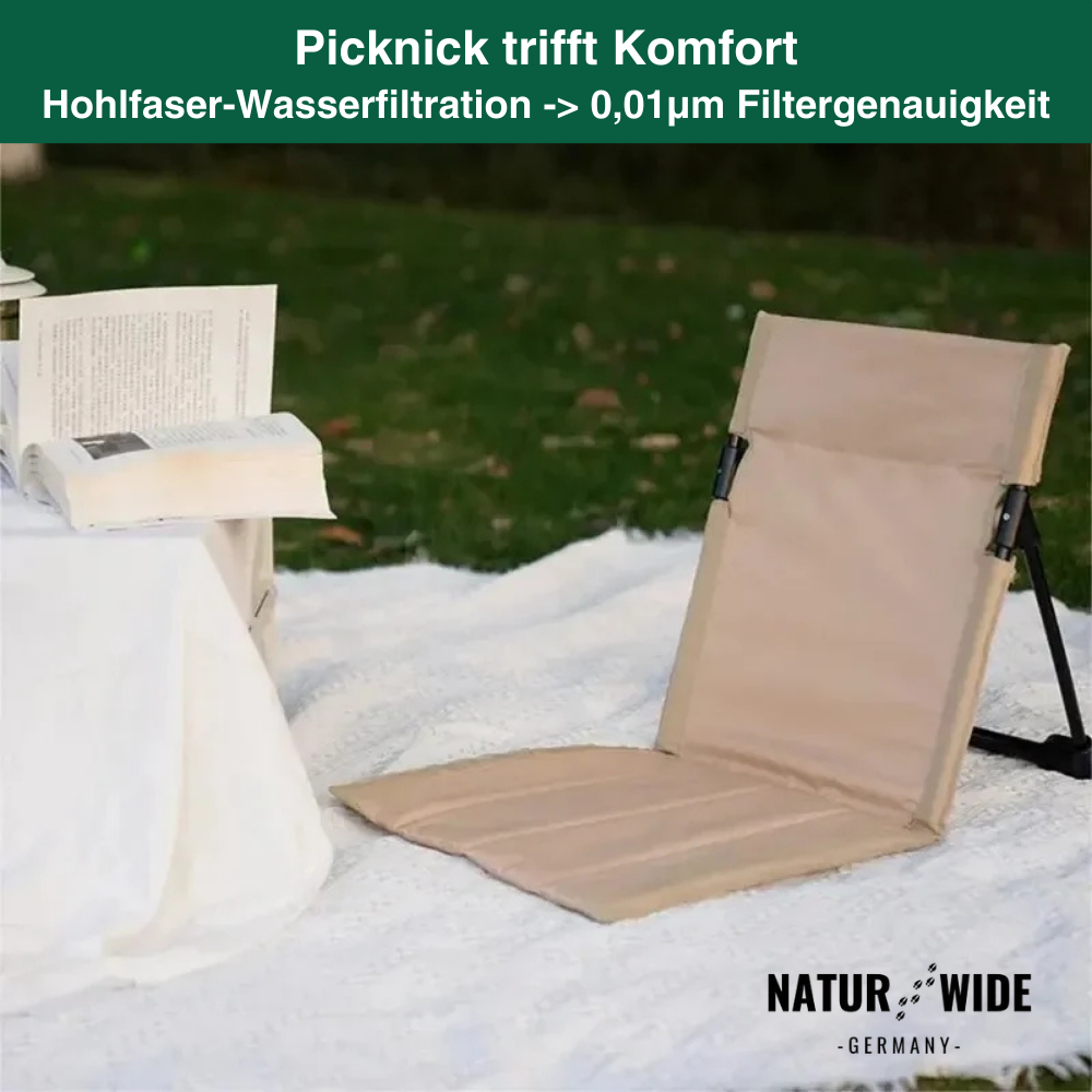 SitzFix Bodenstuhl mit Rückenlehne, nur 500 g – Ansicht 9