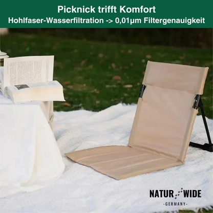SitzFix Bodenstuhl mit Rückenlehne, nur 500 g – Ansicht 9