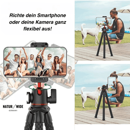 Flexibles Octopus-Stativ für Handy und Kamera – Ansicht 5