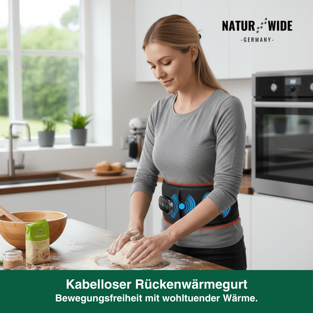 Massagegürtel mit Wärme, Vibration und Rotlicht – Ansicht 7