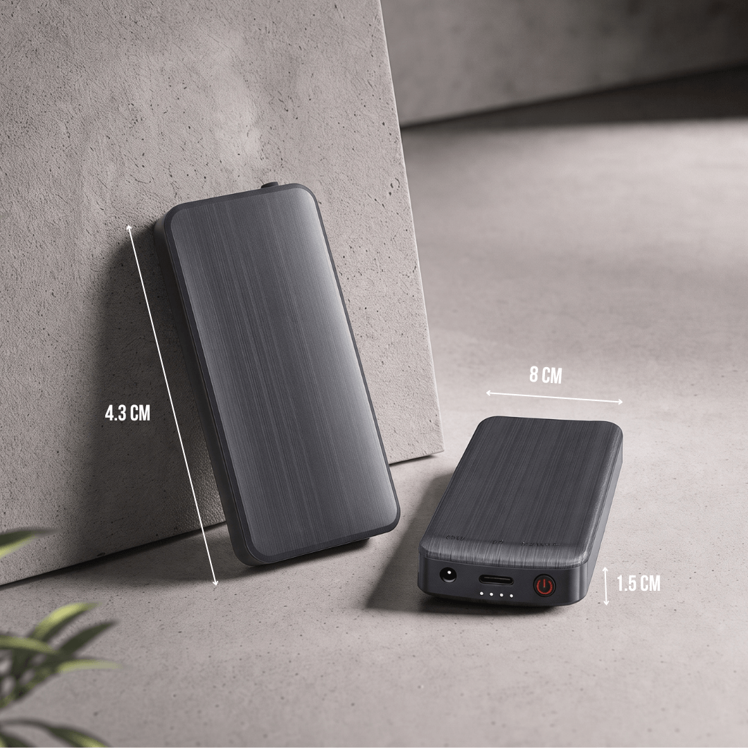 Akku-Paar für beheizte Socken, 2 × 4.000 mAh – Ansicht 8