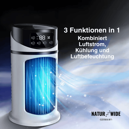 Mini-Luftkühler mit USB, Ventilator & Befeuchter – Ansicht 3