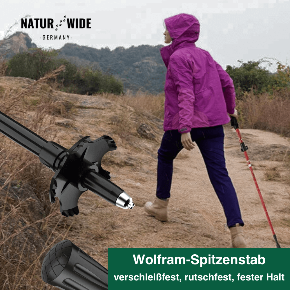 TrekMaster Wanderstöcke, Alu, verstellbar – Ansicht 8