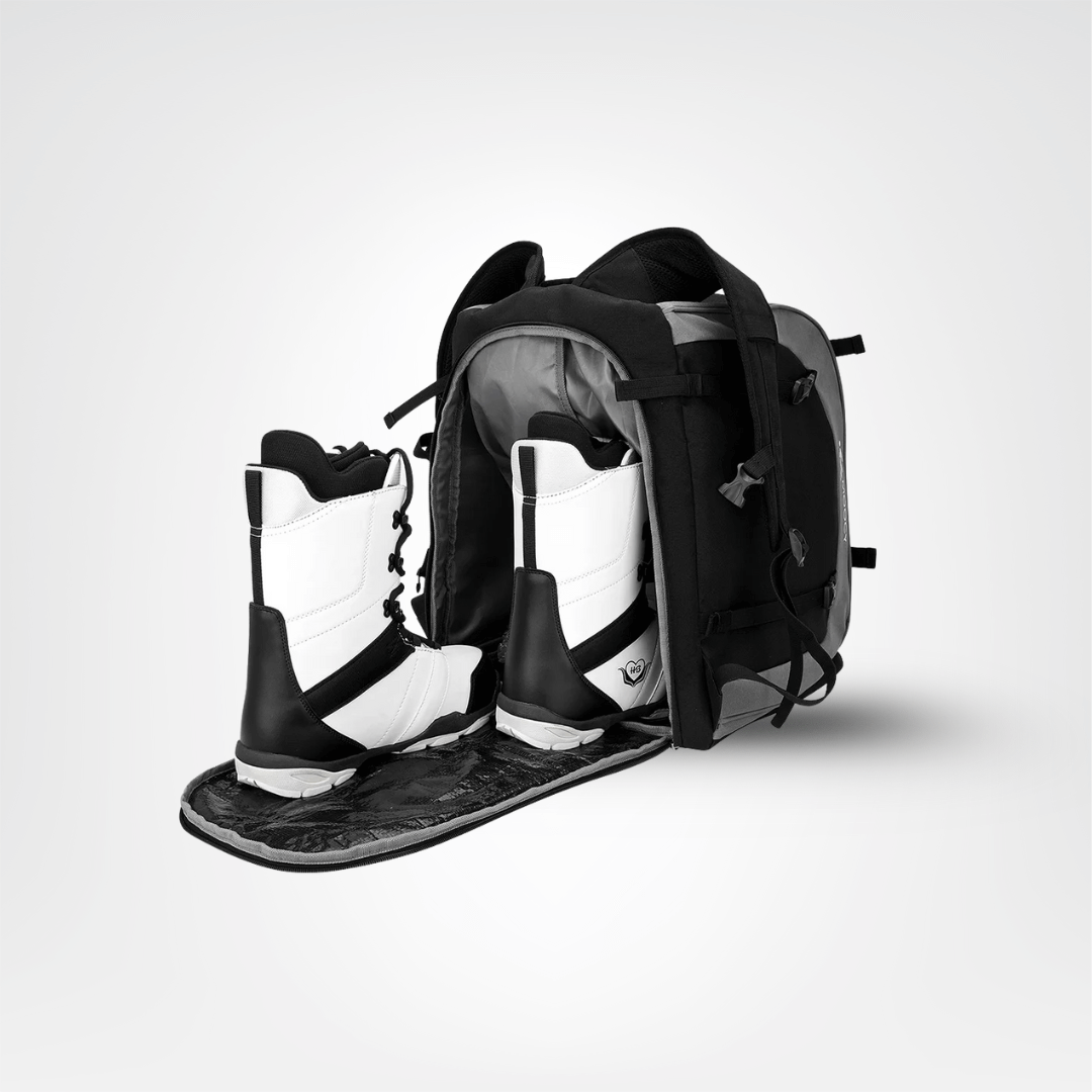 Skischuh-Rucksack 65 L für Stiefel, Helm & Ski – Ansicht 10