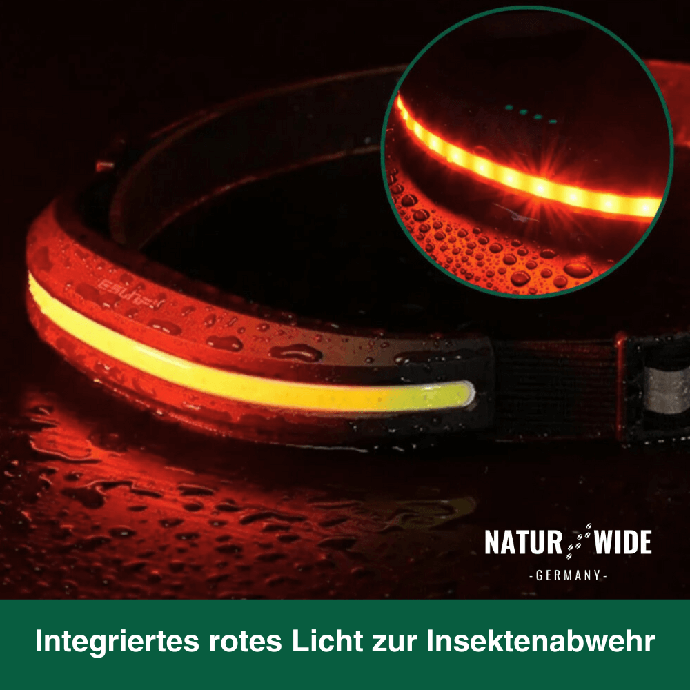 Stirnlampe Pro mit 400 Lumen, USB-C, Rotlicht – Ansicht 22