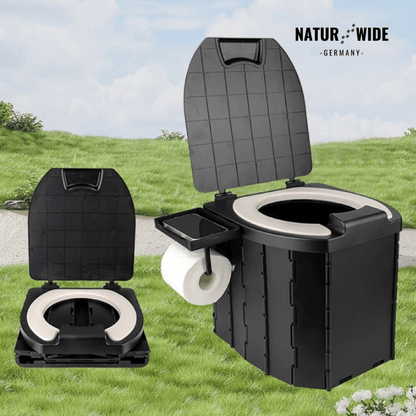 Faltbare Campingtoilette bis 200 kg, 1,85 kg – Ansicht 9