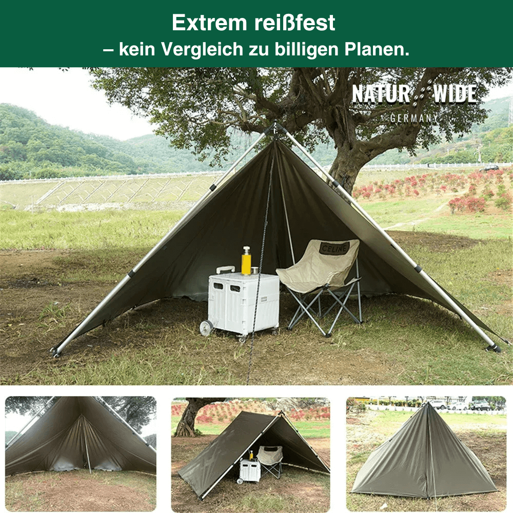 Tarp 3 × 3 oder 4 × 4 m, 3000 mm, UV50+ – Ansicht 16