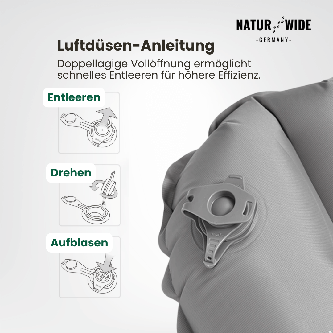 Isomatte R-Wert 7,6, selbstaufblasend, 777 g – Ansicht 10