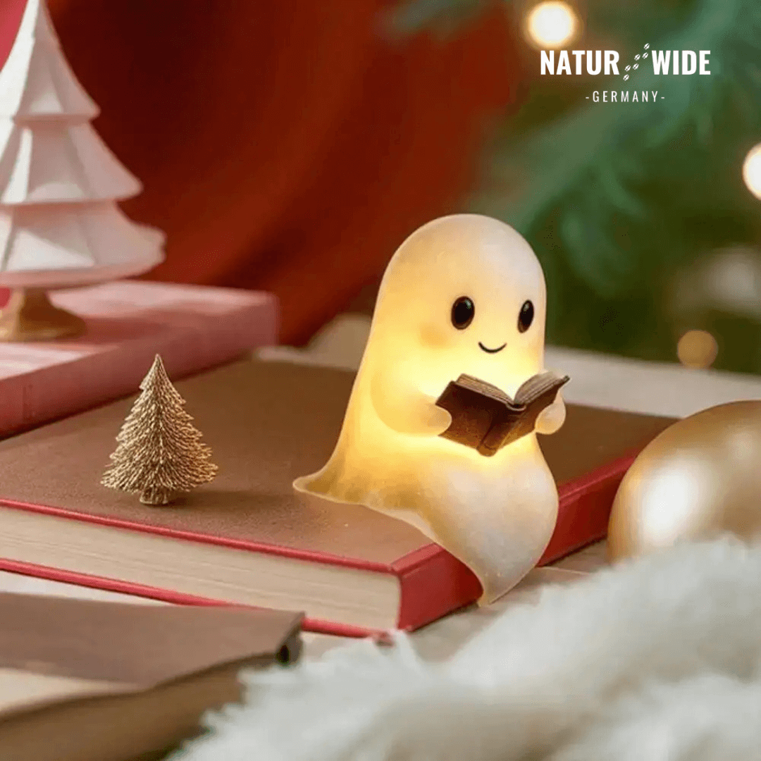 Geist-Leselampe: 3D-LED-Nachtlicht & Deko – Ansicht 5