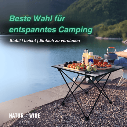 Faltbarer Camping-Tisch aus Aluminium, 2 Größen – Ansicht 6