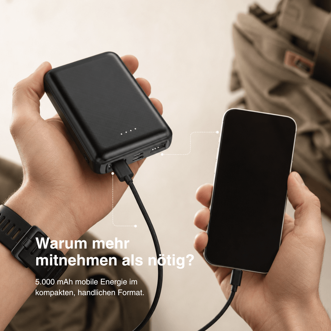 Powerbank 5.000 mAh für beheizte Kleidung – Ansicht 3