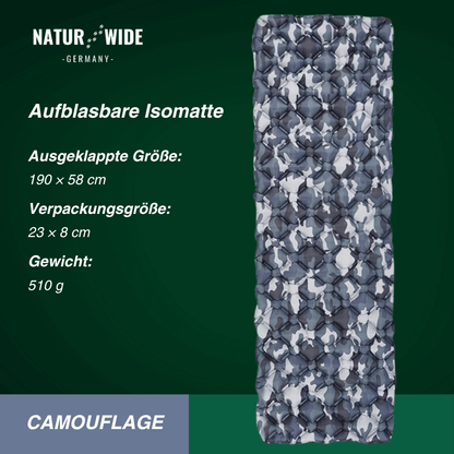 Ultraleichte Isomatte ohne Kopfteil, 550 g – Ansicht 9