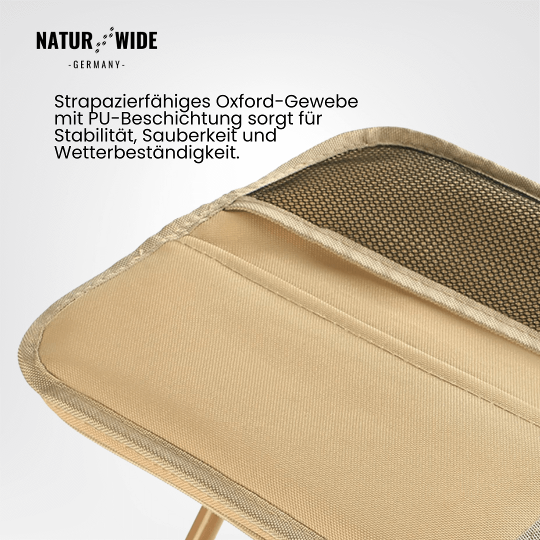 Faltbarer Campingstuhl, 0,9 kg, bis 120 kg – Ansicht 9