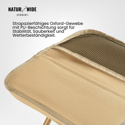 Faltbarer Campingstuhl, 0,9 kg, bis 120 kg – Ansicht 9