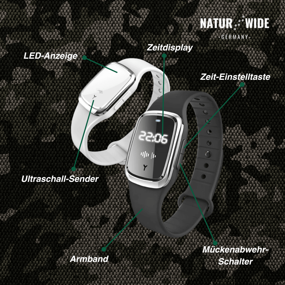 Mosquito Guard Ultraschall-Armband mit LED – Ansicht 5