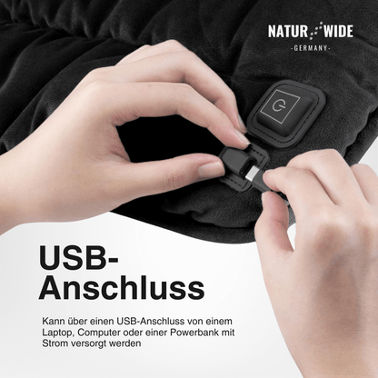 USB-Sitzheizkissen 45 × 45 cm, 3 Stufen – Ansicht 4