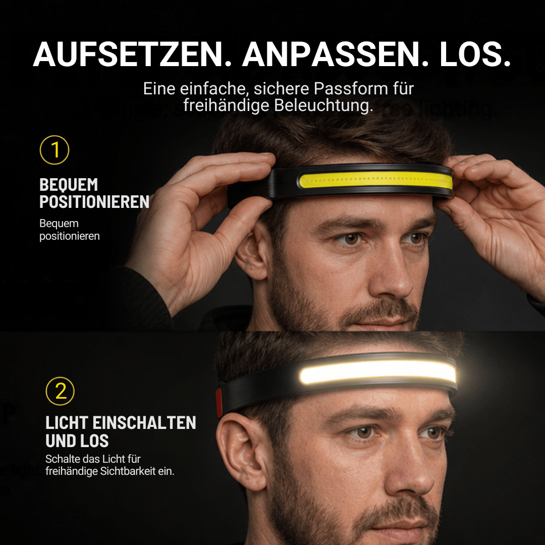 LED-Stirnlampe Pro MAX, auch als Nackenlampe – Ansicht 20