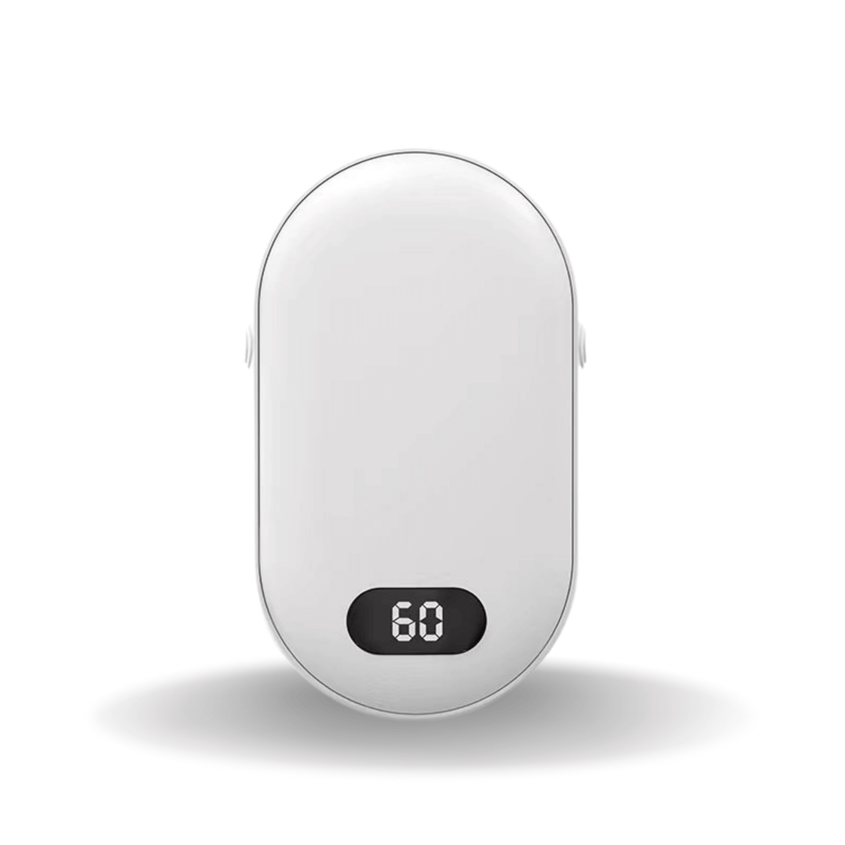 Handwärmer wiederaufladbar, beidseitig, 5200 mAh – Weiß