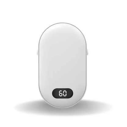 Handwärmer wiederaufladbar, beidseitig, 5200 mAh – Weiß