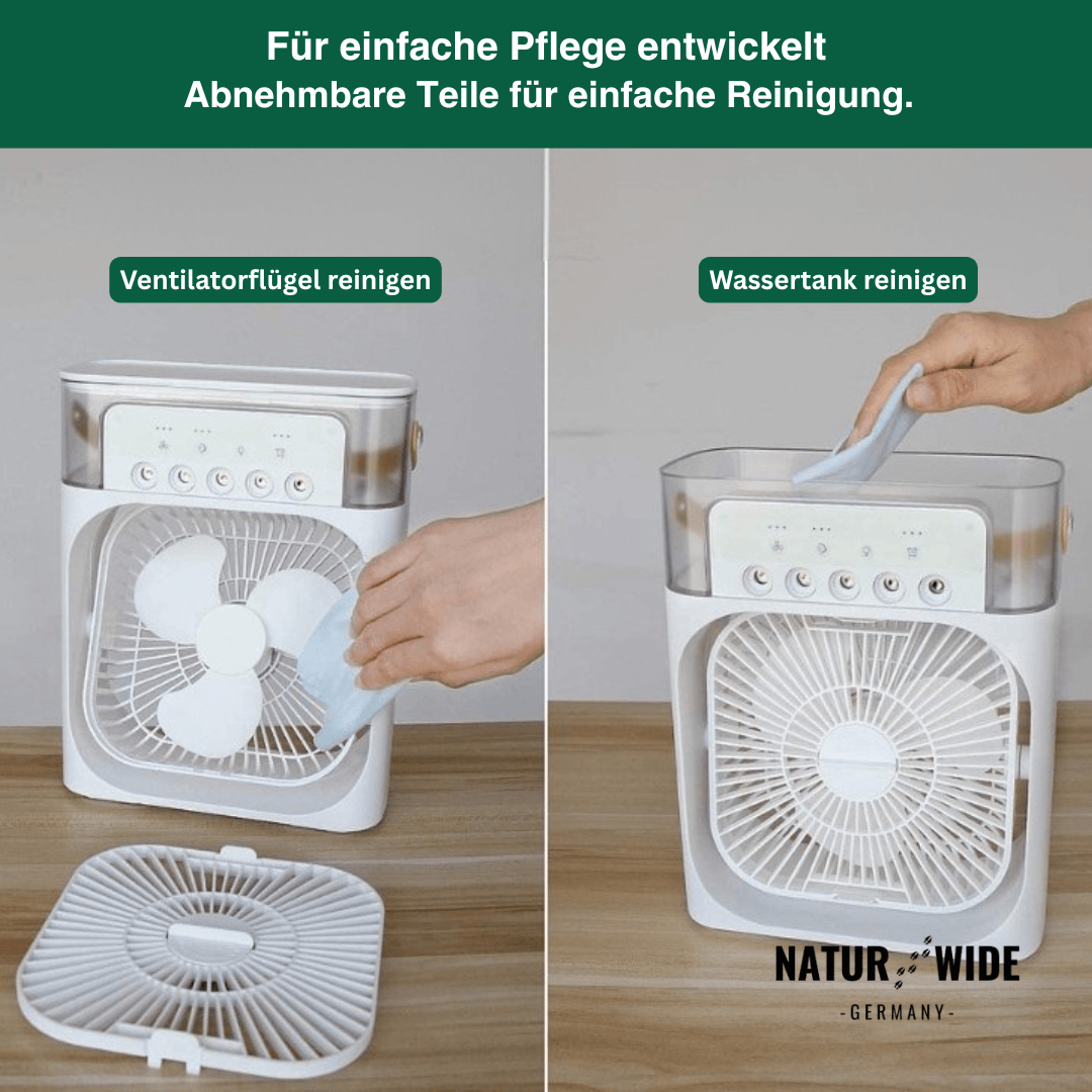 USB-Luftkühler 3-in-1 mit Nebel & LED-Licht – Ansicht 11
