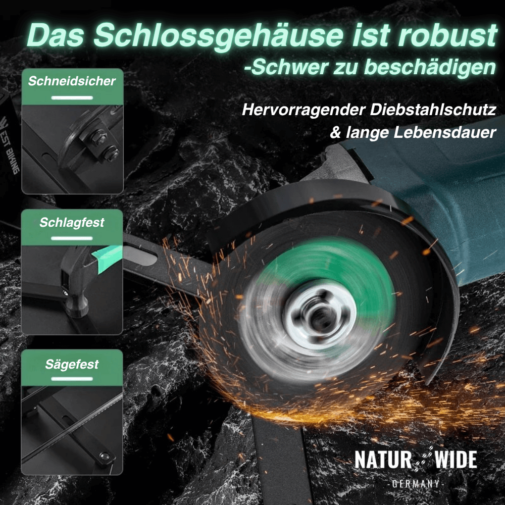 Faltschloss für Fahrrad & E-Scooter, 80 cm – Ansicht 4
