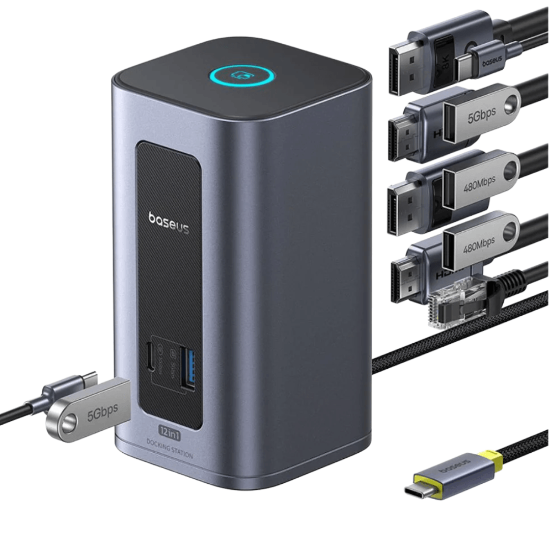 USB-C-Dockingstation 12-in-1, 2 × 4K HDMI – Ansicht 16