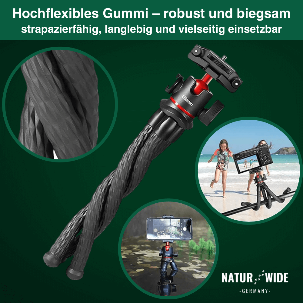 Flexibles Octopus-Stativ für Handy und Kamera – Ansicht 4