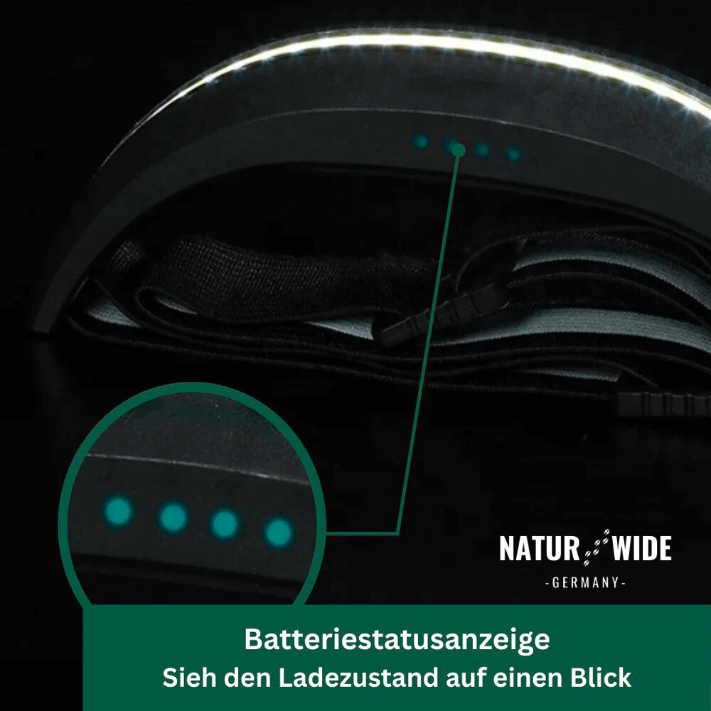 Stirnlampe Pro mit 400 Lumen, USB-C, Rotlicht – Ansicht 21