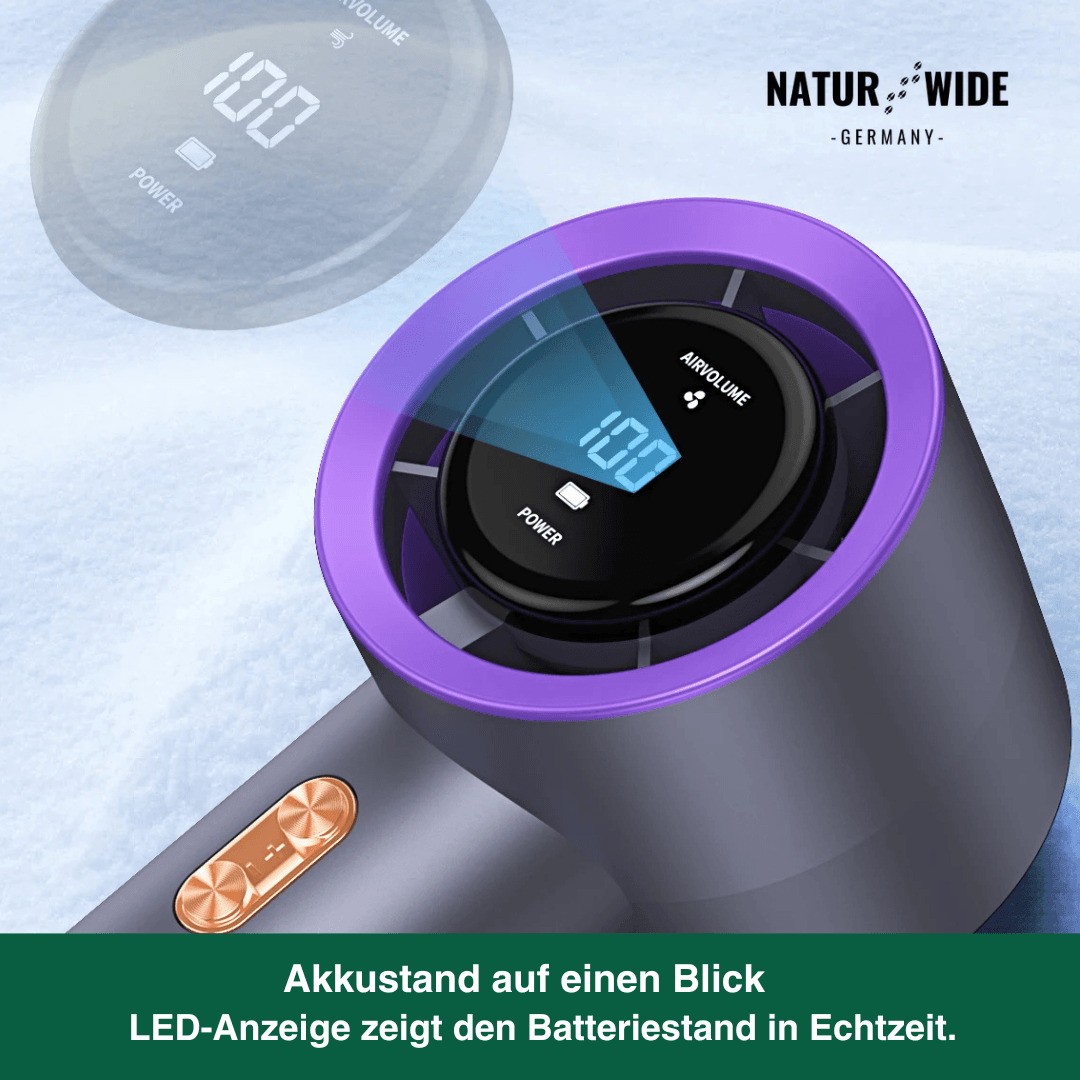 Hand-Ventilator mit 199 Stufen und USB-C – Ansicht 12