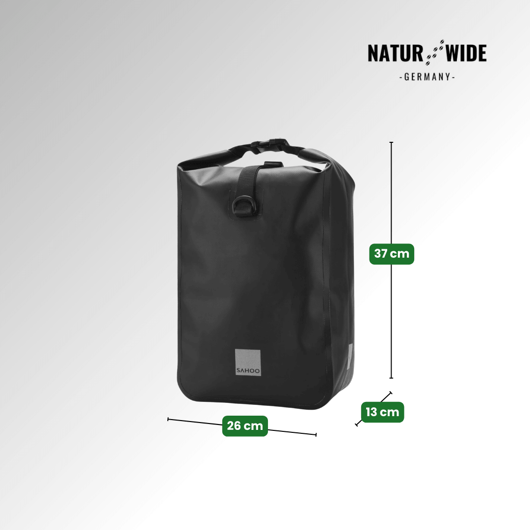 Fahrrad-Packtasche 10 L mit Rollverschluss – Ansicht 13