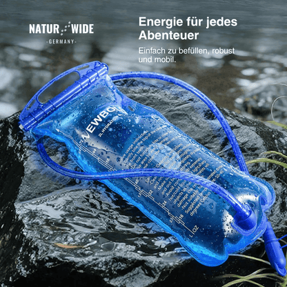 Trinkblase 1,5 / 2 / 3 L, BPA-frei, mit Schlauch – Ansicht 3