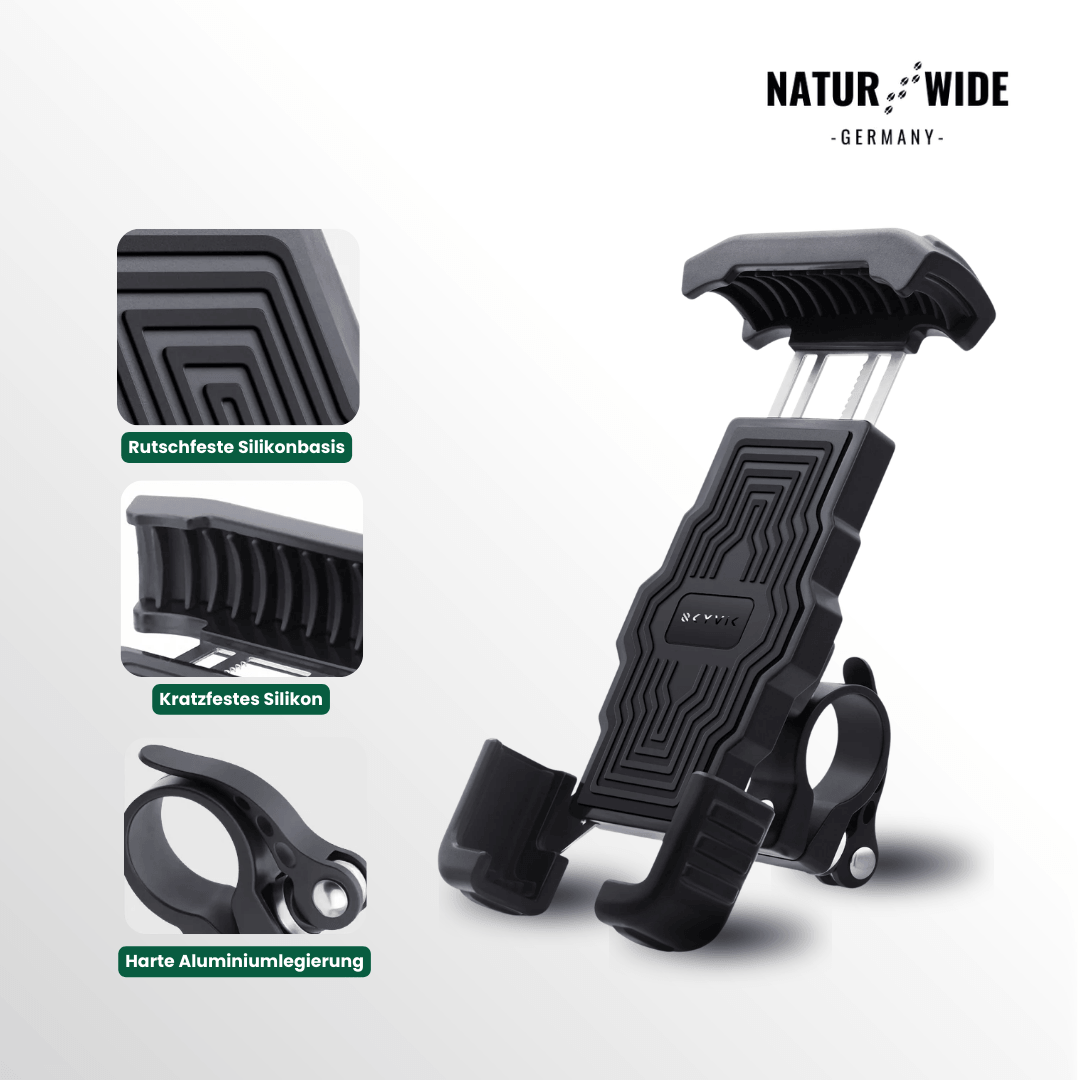 Handyhalter für Fahrrad & Motorrad aus Metall – Ansicht 6