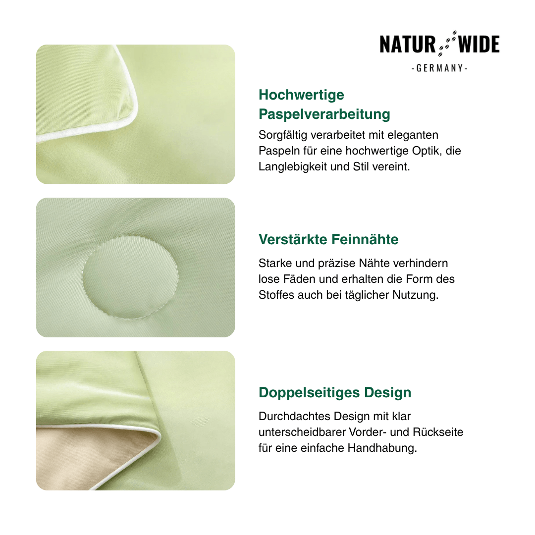 Kühlende Sommerdecke aus Ice Silk, doppelseitig – Ansicht 2