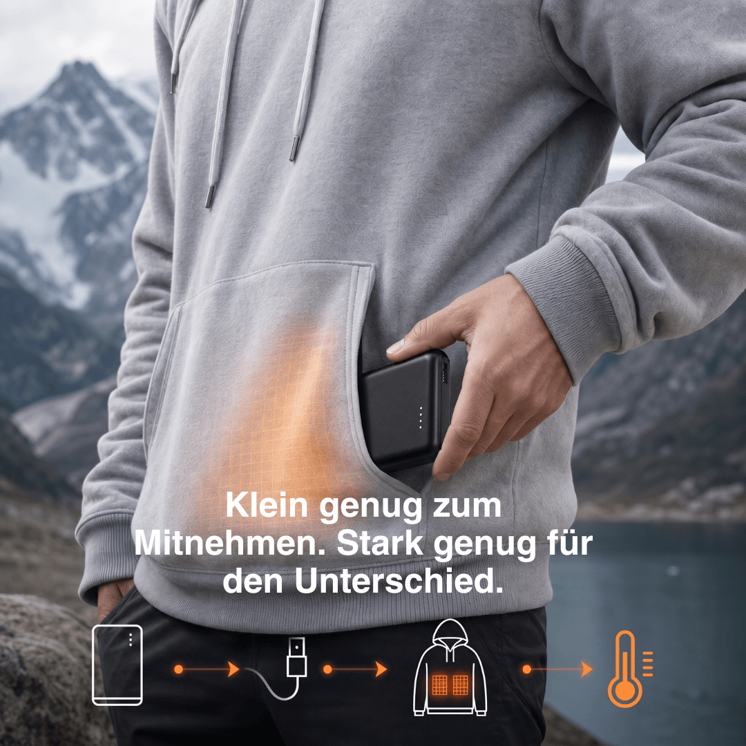 Powerbank 5.000 mAh für beheizte Kleidung – Ansicht 8