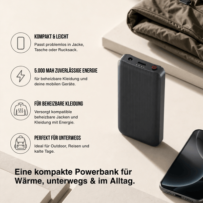 Akku-Paar für beheizte Socken, 2 × 4.000 mAh – Ansicht 2